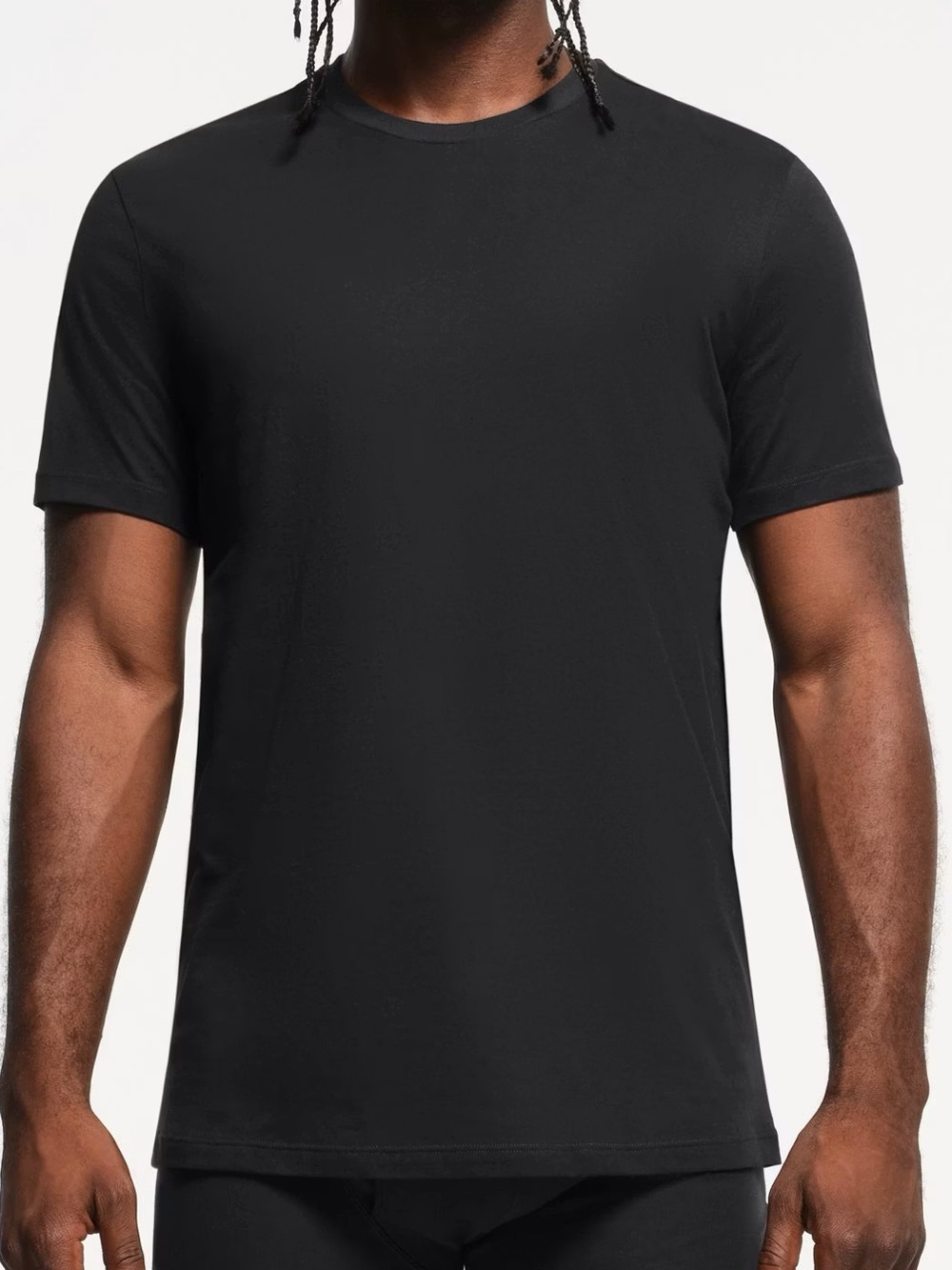 SKIMS Men's Black Modal/Spandex Tee NWOT